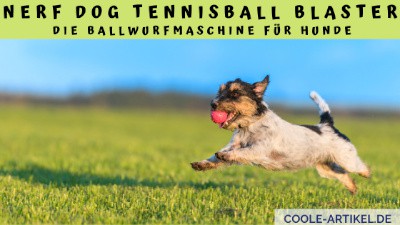 NERF Dog Tennisball Blaster - Die Ballwurfmaschine für Hunde