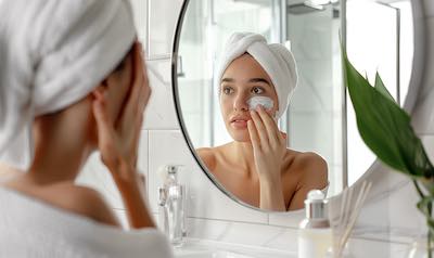 hautpflege ab 30 serum anwendung badezimmer