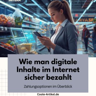 Wie man digitale Inhalte im Internet sicher bezahlt – Zahlungsoptionen im Überblick